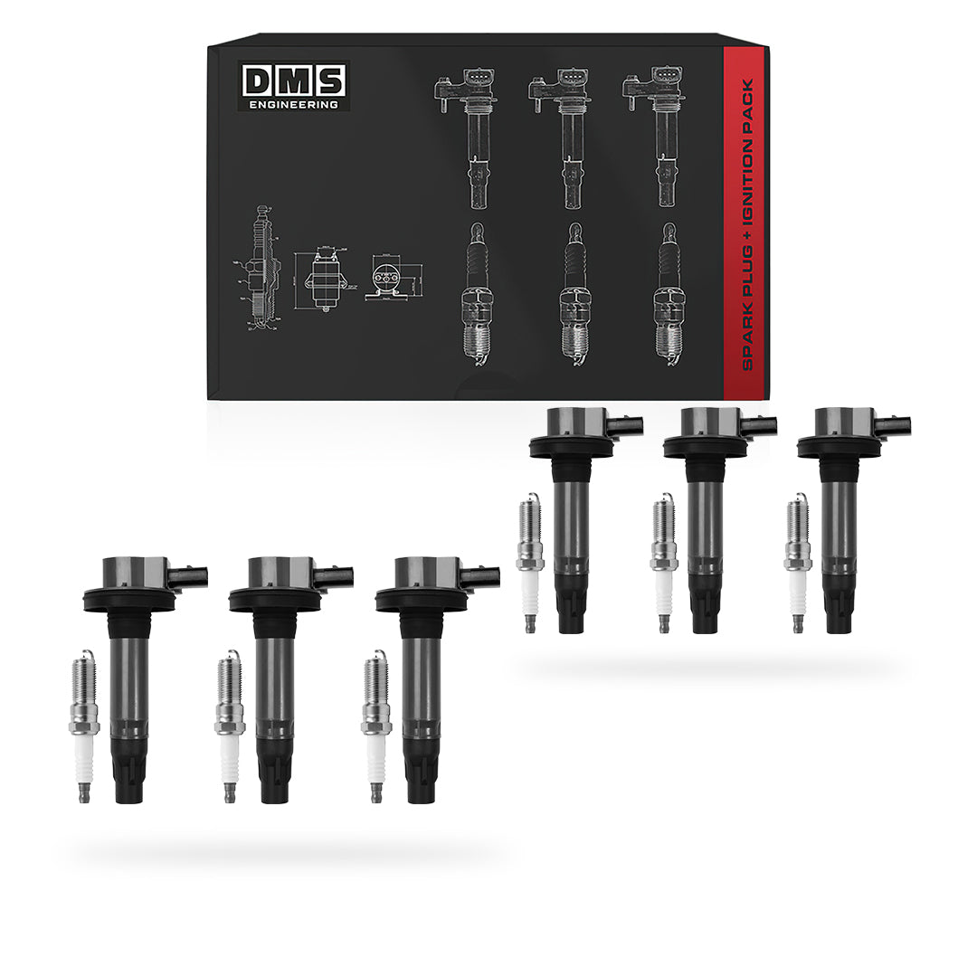 Lincoln MKS (2013 - 2016) 3.7L Ignition Coils and Spark Plugs Complete Set