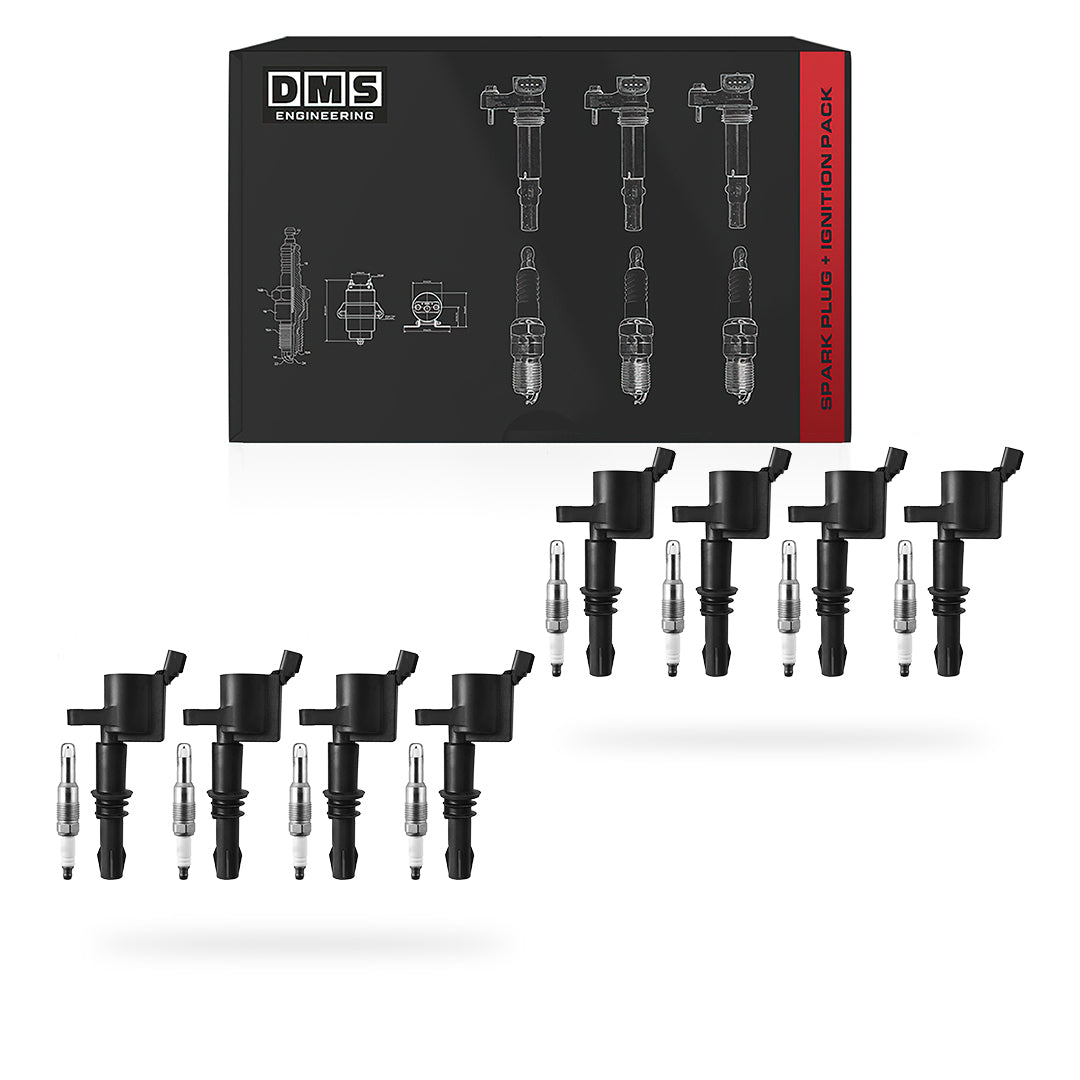 Ford Explorer Sport Trac (2007 - 2008) 4.6L Ignition Coils and Spark Plugs Complete Set