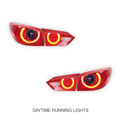 Infinity Q50 (2014 - 2017) LED Red Inner and Outer Tail Lights LH + RH