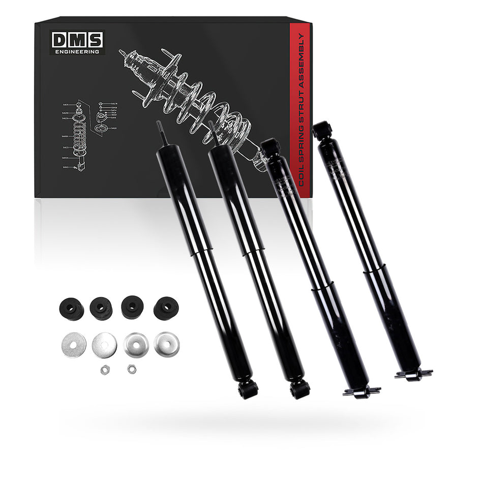 Jeep Wrangler (2007-2015) Front & Rear Shock Absorbers and Struts LH + RH