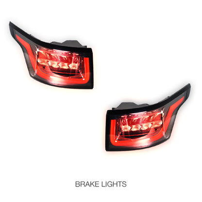 Land Rover Range Rover Sport (2014 - 2018) Black LED Tail Lights LH + RH