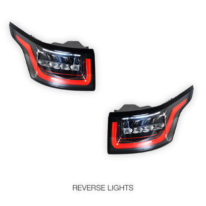Land Rover Range Rover Sport (2014 - 2018) Black LED Tail Lights LH + RH