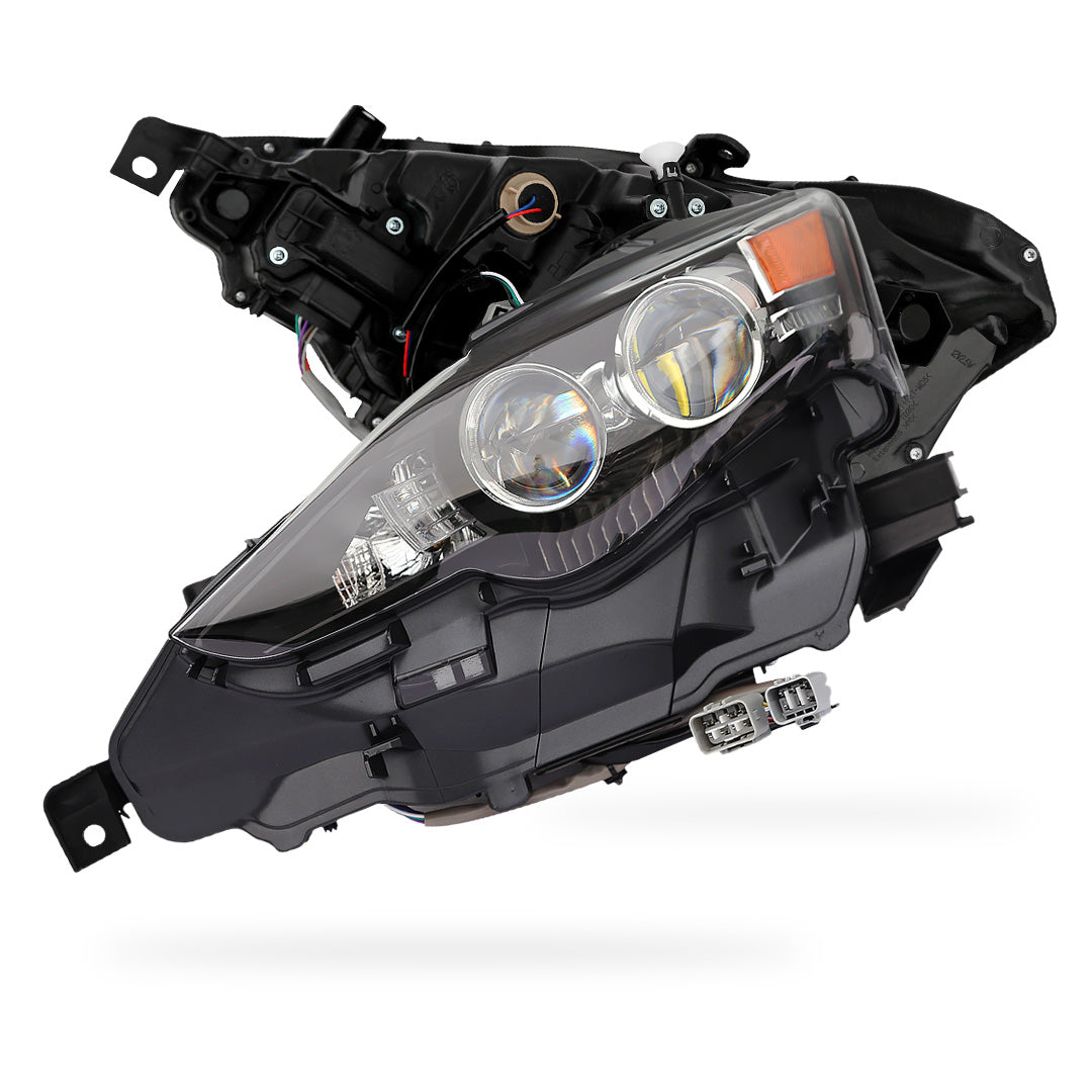 Lexus IS250 F Sport (2014 - 2015) Replacement Black LED Headlights LH + RH