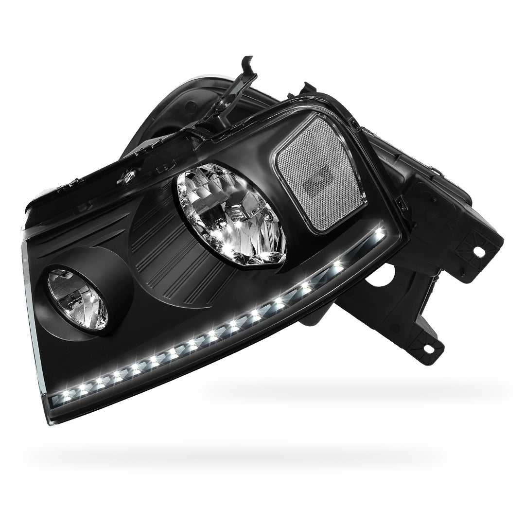 Lincoln Mark LT (2006 - 2008) LED DRL Replacement Headlights LH + RH