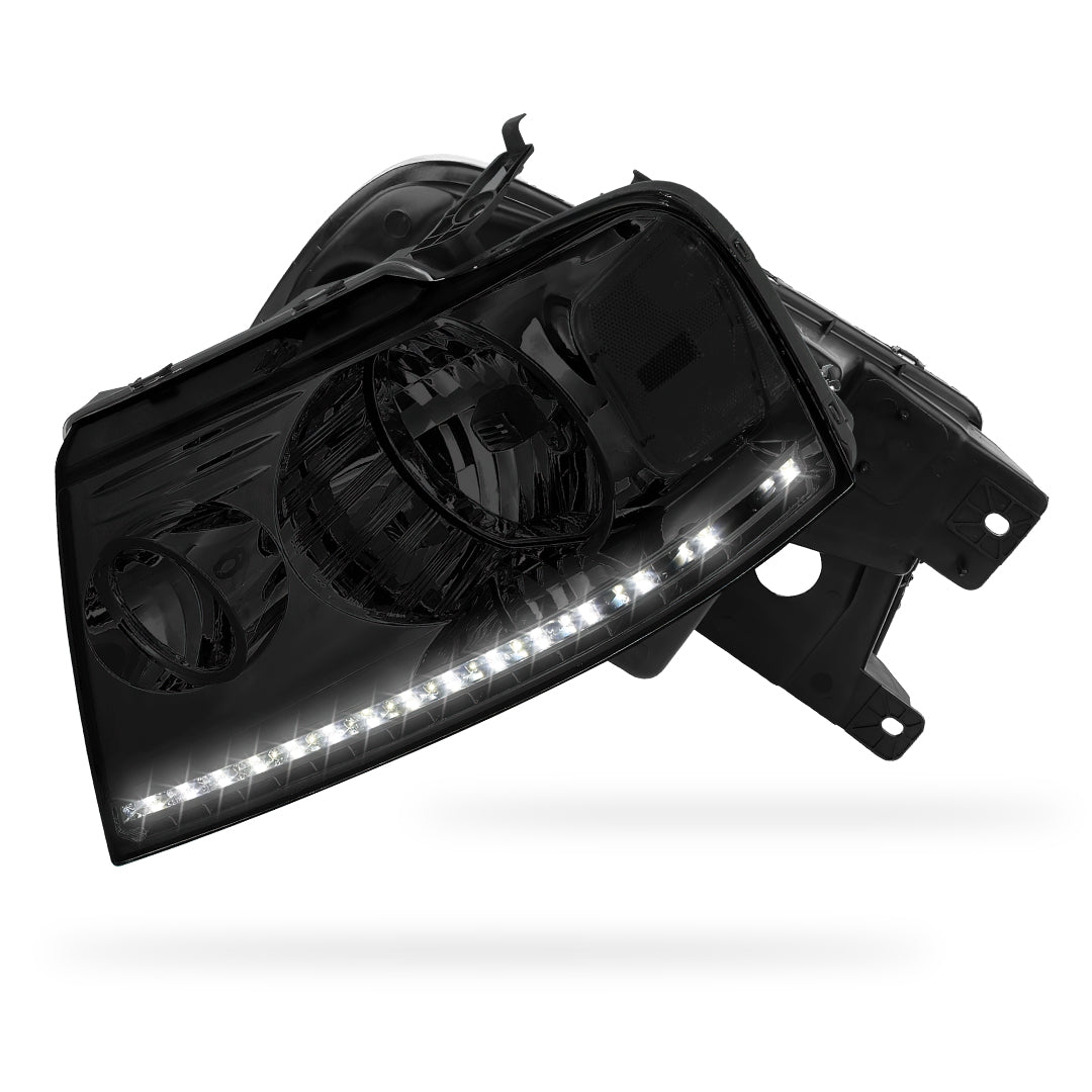 Lincoln Mark LT (2006 - 2008) LED DRL Replacement Headlights LH + RH