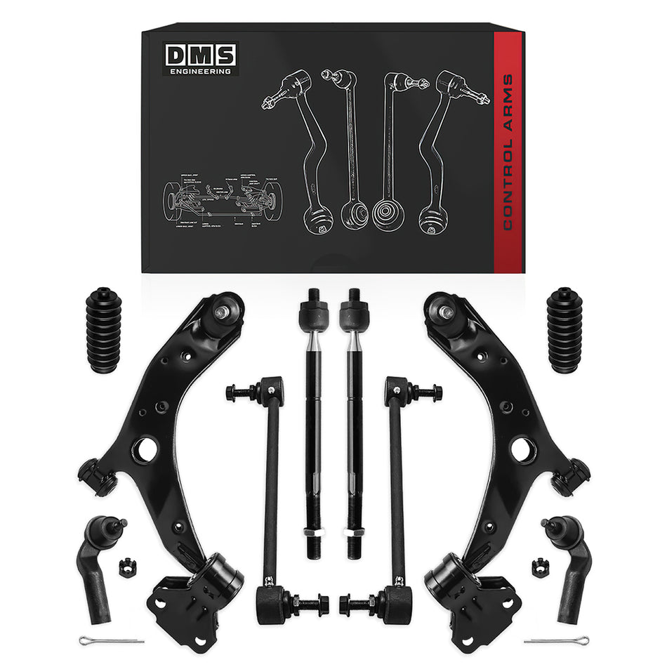 Mazda 3 (2010 - 2013) Control Arms and Sway Bar Links Complete Suspension Kit LH + RH