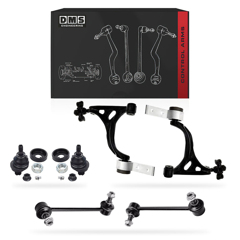 Mazda 6 (2009 - 2013) Control Arms and Sway Bar Links Complete Suspension Kit LH + RH