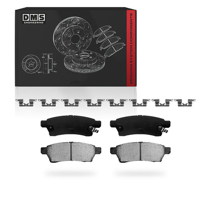 Nissan Frontier (2005 - 2019) Front and Rear Standard Brake Rotors and Brake Pads LH + RH