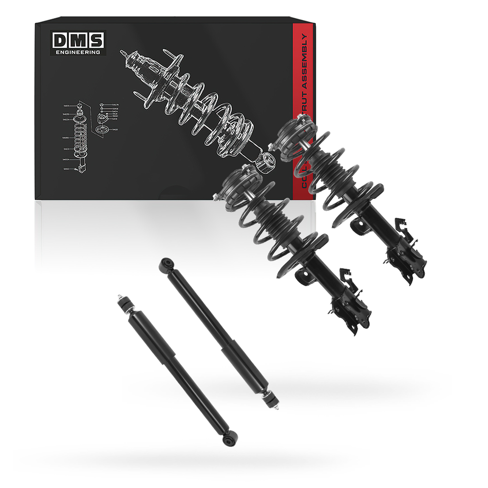 Nissan Sentra (2014-2019) Front & Rear Shock Absorbers and Struts LH + RH