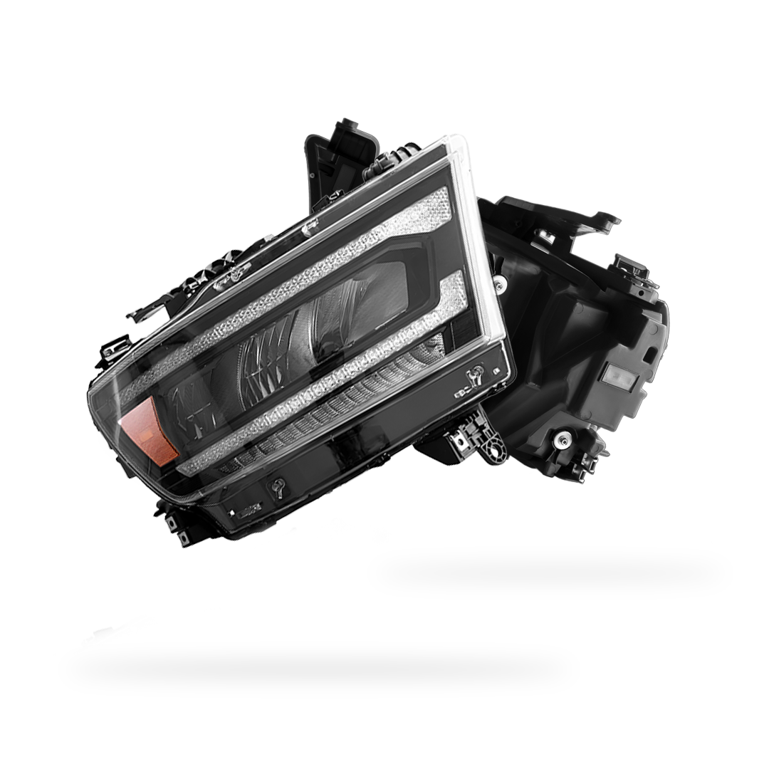 RAM 1500 (2019 - 2021) Sequential Full LED Reflector Headlights LH + RH
