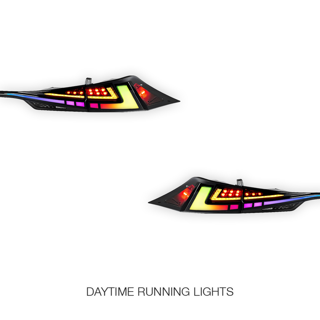 Lexus IS350 (2014 - 2020) Sequential Full LED Inner and Outer RGB Tail Lights Assembly