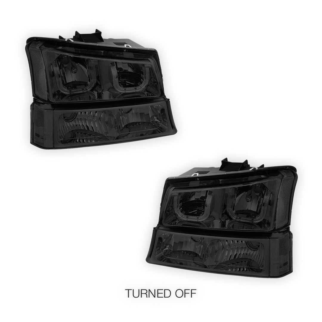 Chevrolet Silverado 1500 Classic LS / LT / WT (2007) Dual LED DRL Headlights LH + RH