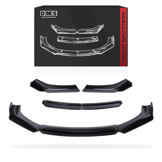 Tesla Model 3 (2017 - 2022) Glossy Black Painted Front Splitters