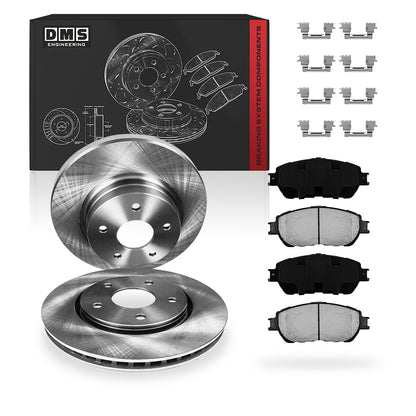 Toyota Avalon (2005 - 2007) Front and Rear Standard Brake Rotors and Brake Pads LH + RH
