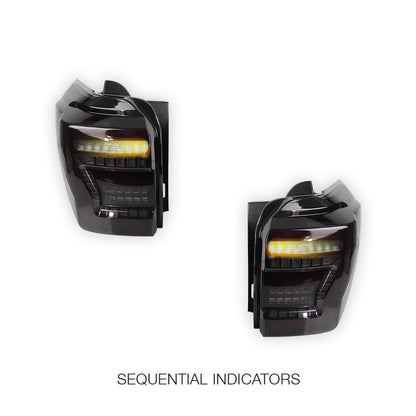 Toyota 4Runner (2010 - 2024) Sequential LED Smoked Tail Lights LH + RH