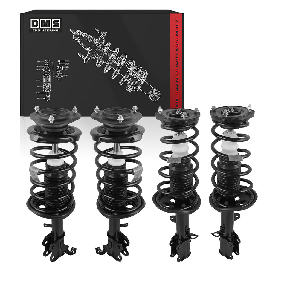 Chevrolet Prizm LSi (1998-2002) Front & Rear Shock Absorbers and Struts LH + RH