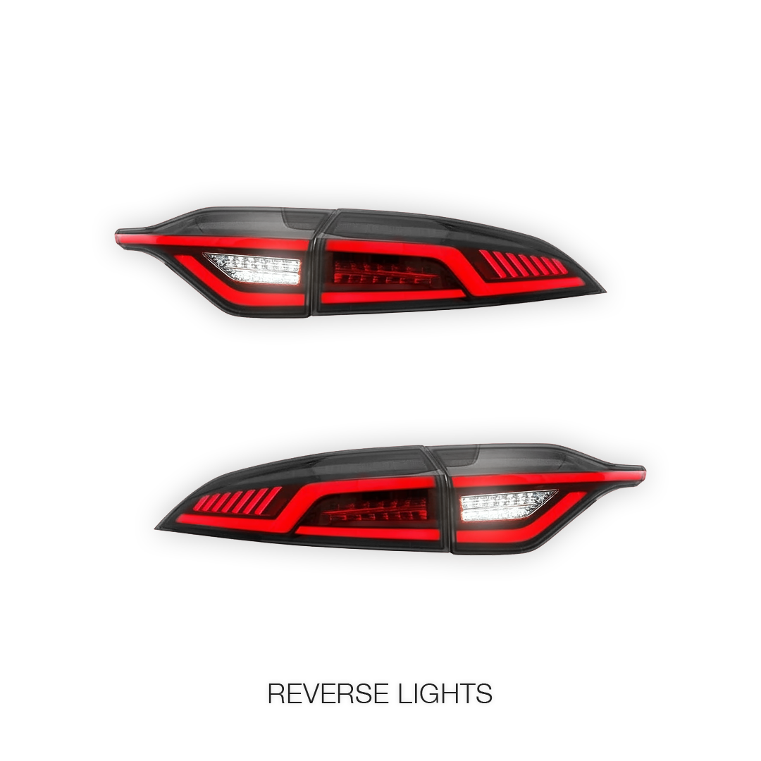 Toyota Corolla (2020 - 2025) Sequential Smoked LED Inner and Outer Tail Lights LH + RH