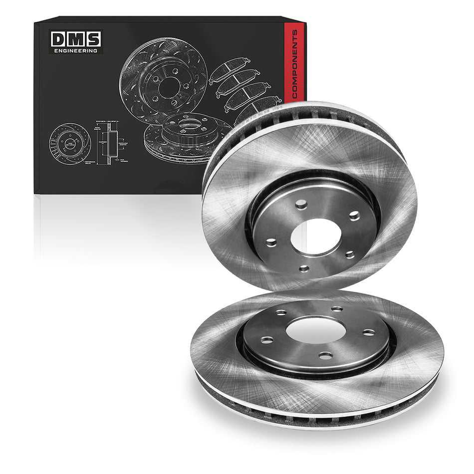 Toyota Highlander (2014 - 2019) Front and Rear Standard Brake Rotors and Brake Pads LH + RH