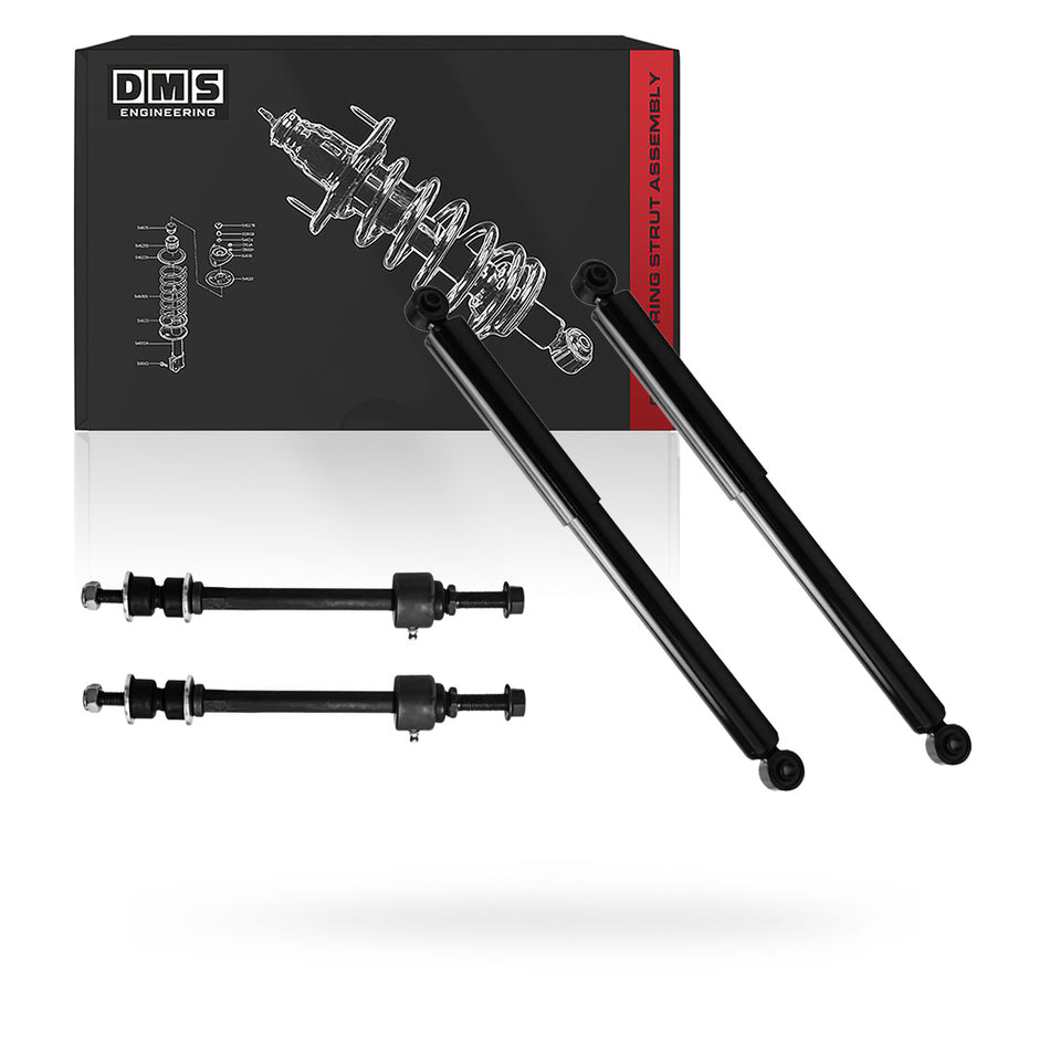 RAM 1500 (2011-2018) Front & Rear Shock Absorbers and Struts + Sway Bar Links LH + RH