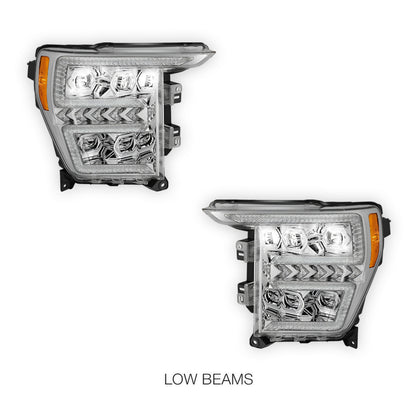 Ford F-150 (2021 - 2023) Full LED Projector Sequential Signal Headlights LH + RH