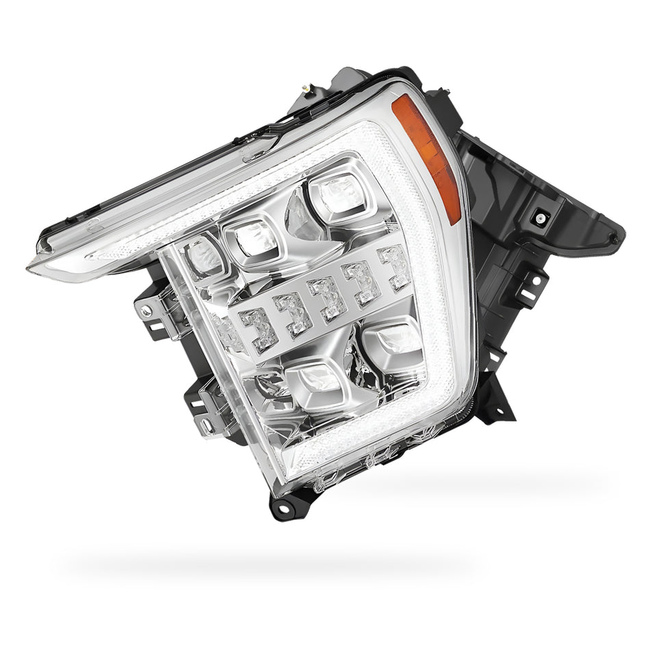 Ford F-150 (2021 - 2023) Start-Up LED DRL Switchback Signal Projector Headlights LH + RH