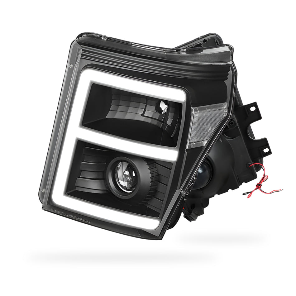 Ford F-250 Super Duty (2011 - 2016) E-Bar LED DRL Projector Headlights LH - RH