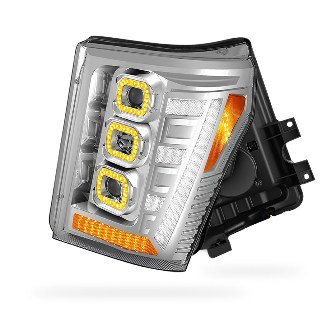 Ford F-250 Super Duty (2011 - 2016) Switchback Sequential Signal LED Projector Headlights LH - RH