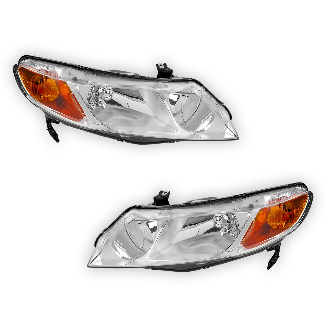Honda Civic (2006 - 2011) Replacement Headlights LH + RH