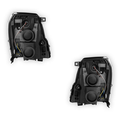 Cadillac Escalade Luxury / Platinum / Premium (2007 - 2014) Replacement Headlights LH + RH