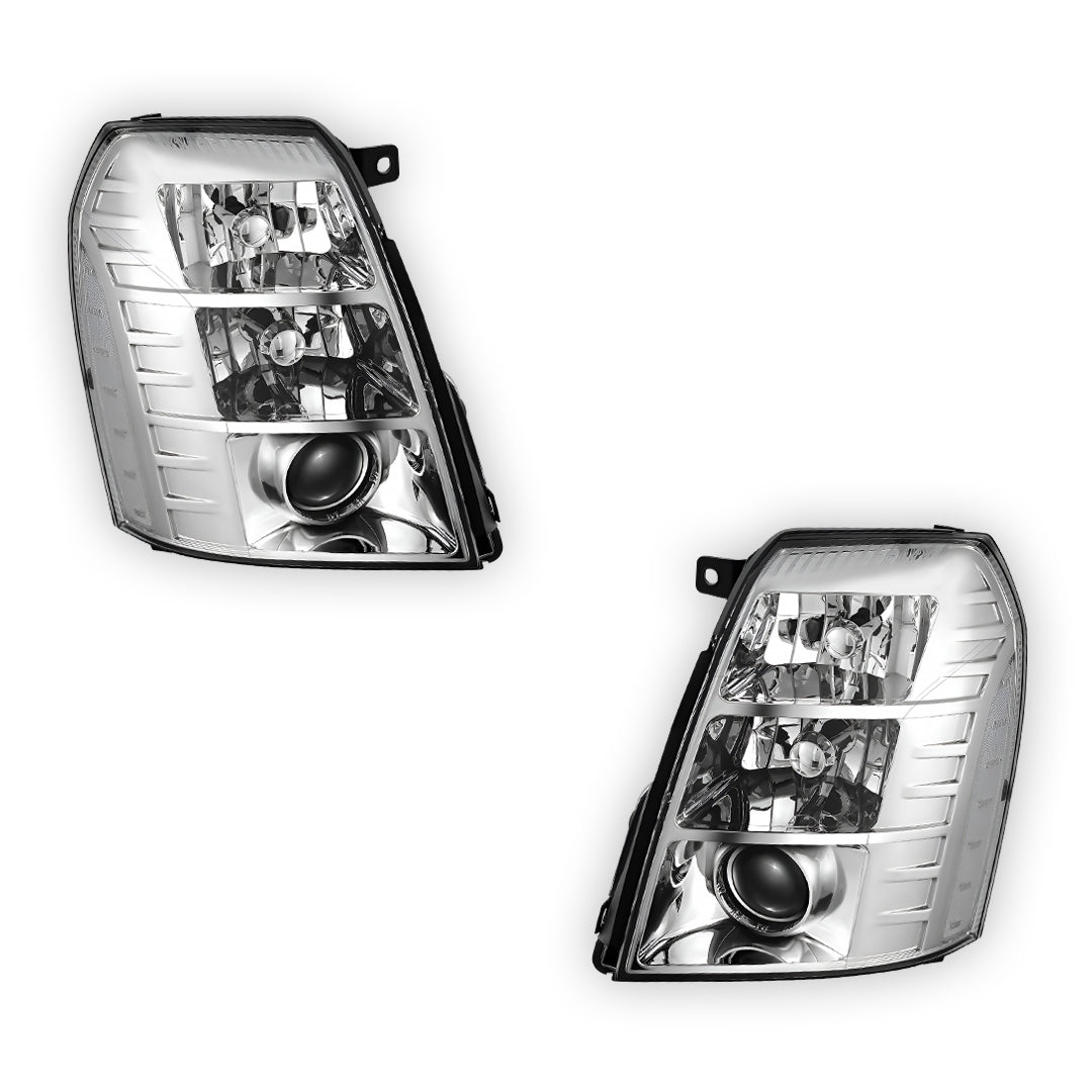 Cadillac Escalade Luxury / Platinum / Premium (2007 - 2014) Replacement Headlights LH + RH