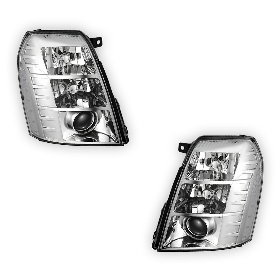 Cadillac Escalade Luxury / Platinum / Premium (2007 - 2014) Replacement Headlights LH + RH