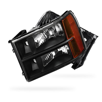 GMC Sierra 1500 Denali / SLE / SLT (2007 - 2013) Replacement Headlights LH + RH