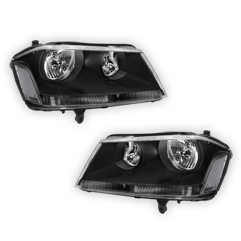 Dodge Avenger (2008 - 2014) Replacement Headlights LH + RH