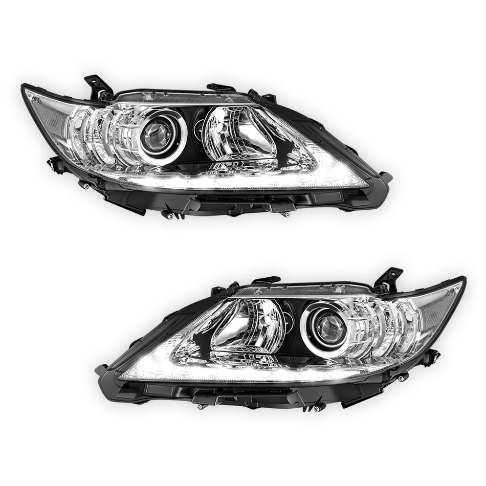 Lexus ES300h (2013 - 2015) LED DRL Replacement Projector Headlights LH + RH
