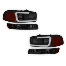 GMC Sierra 1500 HD SLE / SLT (2001 - 2007) Pair LED DRL Headlights LH + RH