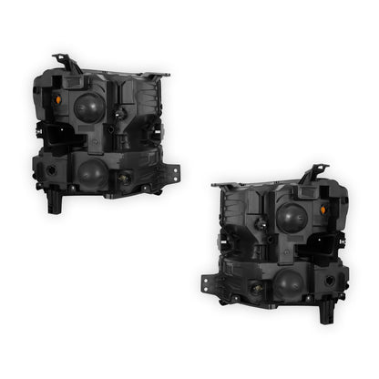 Chevrolet Silverado 1500 Custom / Custom Trail Boss / WT (2019 - 2024) Replacement Headlights LH + RH