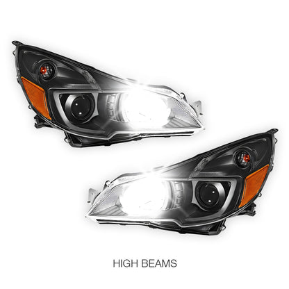 Subaru Legacy (2010 - 2014) Pair Projector Headlights LH + RH