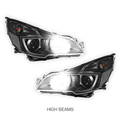 Subaru Legacy (2010 - 2014) Pair Projector Headlights LH + RH