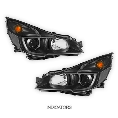 Subaru Legacy (2010 - 2014) Pair Projector Headlights LH + RH