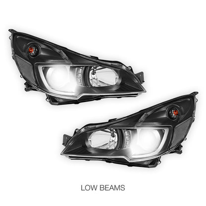 Subaru Legacy (2010 - 2014) Pair Projector Headlights LH + RH