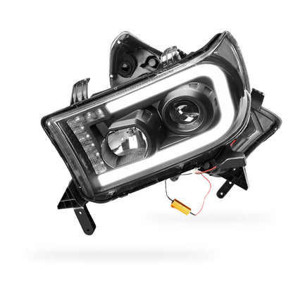 Toyota Sequoia (2008 - 2017) LED Turn Signal DRL Tube Projector Headlights LH + RH