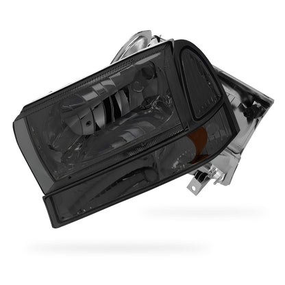 Ford Excursion (2000 - 2004) Replacement Headlights and Bumper Lights LH + RH