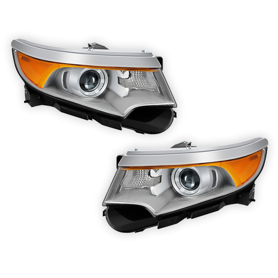 Ford Edge (2011 - 2014) Replacement Headlights LH + RH