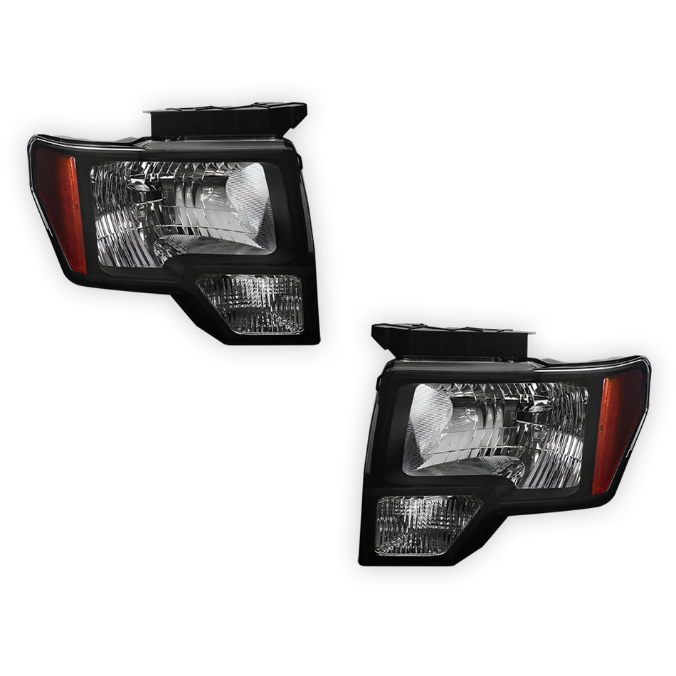 Ford F-150 (2009 - 2014) Replacement Headlights LH + RH