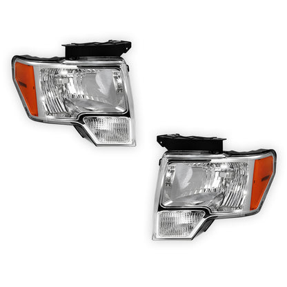 Ford F-150 (2009 - 2014) Replacement Headlights LH + RH