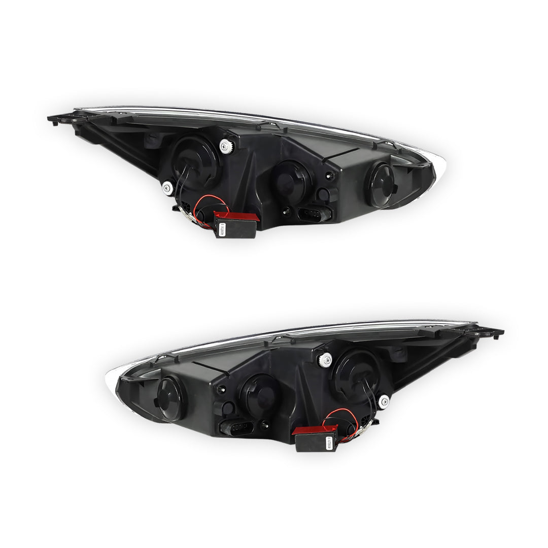Ford Focus (2015 - 2018) LED DRL Replacement Projector Headlights LH + RH