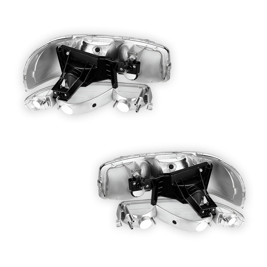 GMC Sierra 1500 C3 / SL / SLE (1999 - 2007) Replacement Headlights and Bumper Lights LH + RH