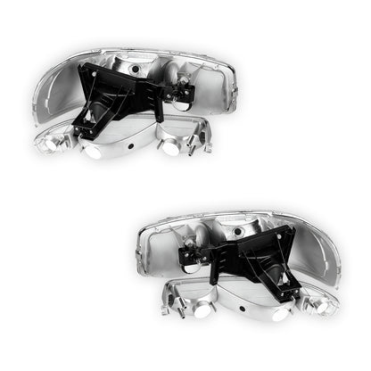 GMC Sierra 1500 C3 / SL / SLE (1999 - 2007) Replacement Headlights and Bumper Lights LH + RH