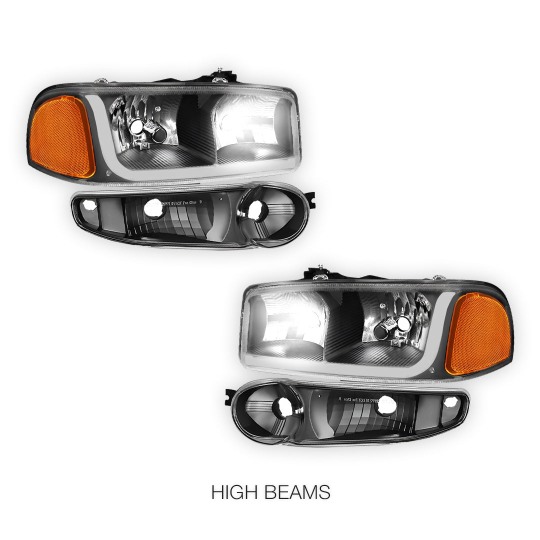 GMC Sierra 1500 Classic (2007) LED DRL Headlights LH + RH