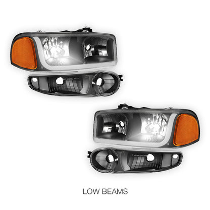 GMC Sierra 1500 Classic (2007) LED DRL Headlights LH + RH